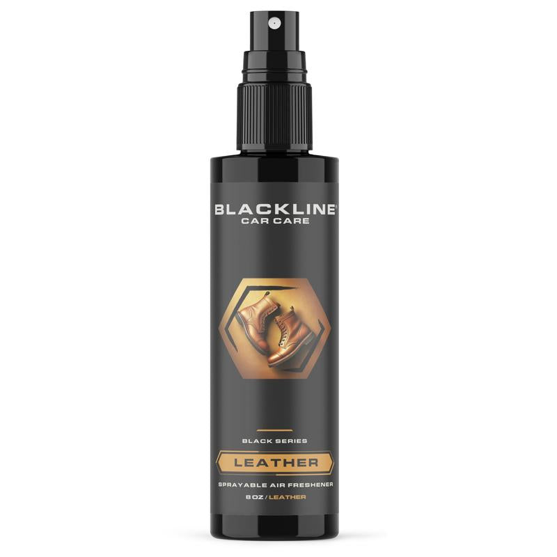 BLACKLINE 8oz Car Air Freshener - Lasts 1-2 days, Made For Daily Use. Choose from Dark Ice, Ocean Breeze, Mahogany Teakwood, or Sour Cherry scents.