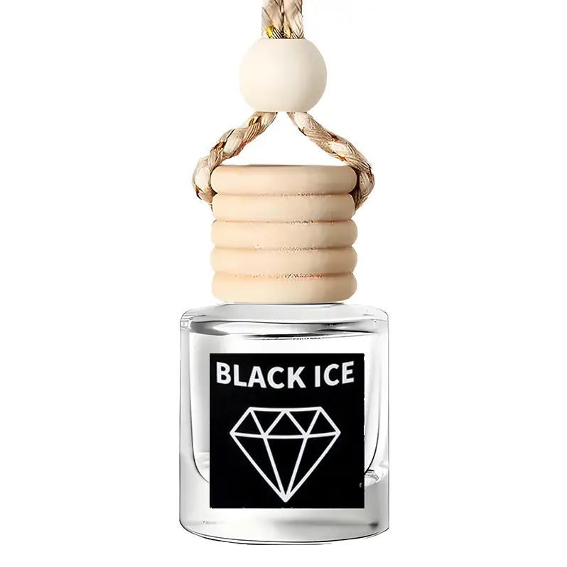 Car Air Fresheners Hanging Scent Oil Diffuser,8ML Nature Frangrance Friut Juciy Perfume Last Long Time For Car & Live Gifts Springtok Black ICE