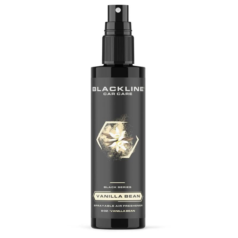 BLACKLINE 8oz Car Air Freshener - Lasts 1-2 days, Made For Daily Use. Choose from Dark Ice, Ocean Breeze, Mahogany Teakwood, or Sour Cherry scents.